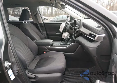 2021 Toyota Highlander Hybrid Le z USA, uszkodzony, nr VIN 5TDBBRCH9MS526221